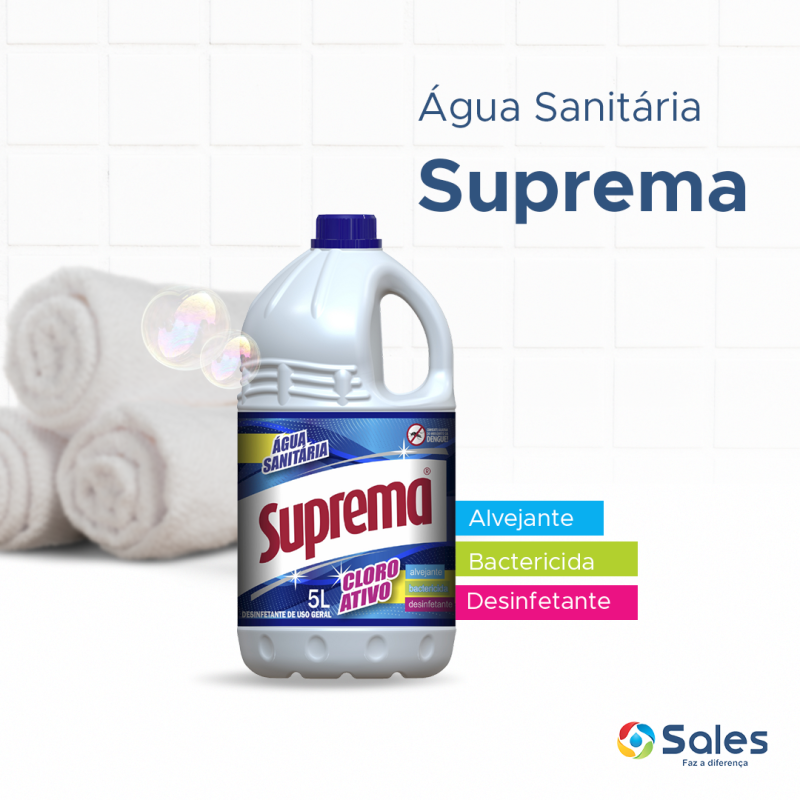 Água Sanitária Suprema 5l