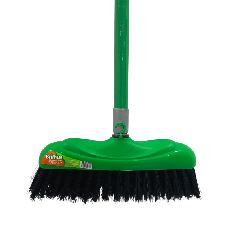 Vassoura de Pelo Sintético 30cm Brilhus Indicada para uso Interno