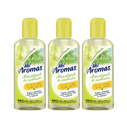 Limpador Perfumado Concentrado Citronela Mil Aromas 140ml 3 unidades