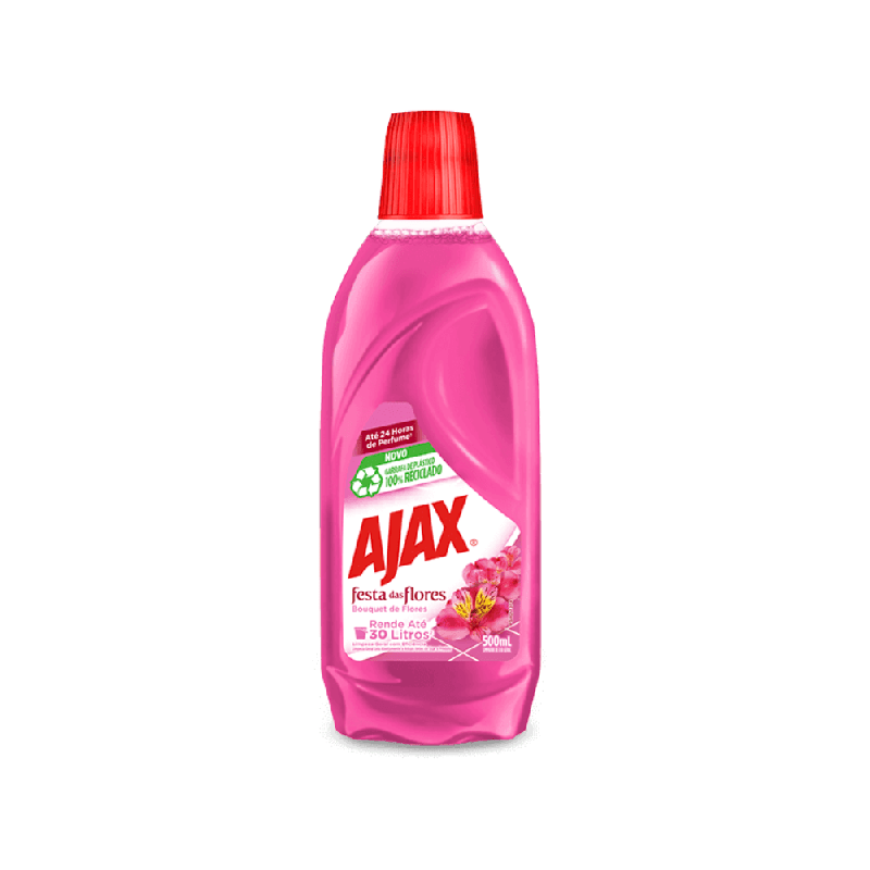 Limpador Multiuso Ajax Festa das Flores Bouquet de Flores 500ml