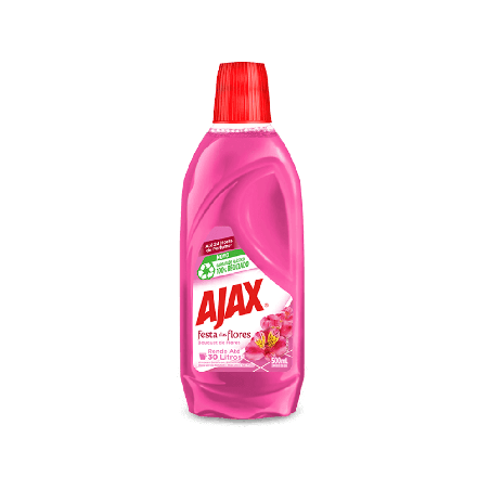 Limpador Multiuso Ajax Festa das Flores Bouquet de Flores 500ml