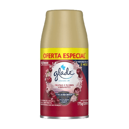 Odorizador de Ambientes Glade Automatic Spray Refil Frescor de Águas Florais 269ml Embalagem Promocional