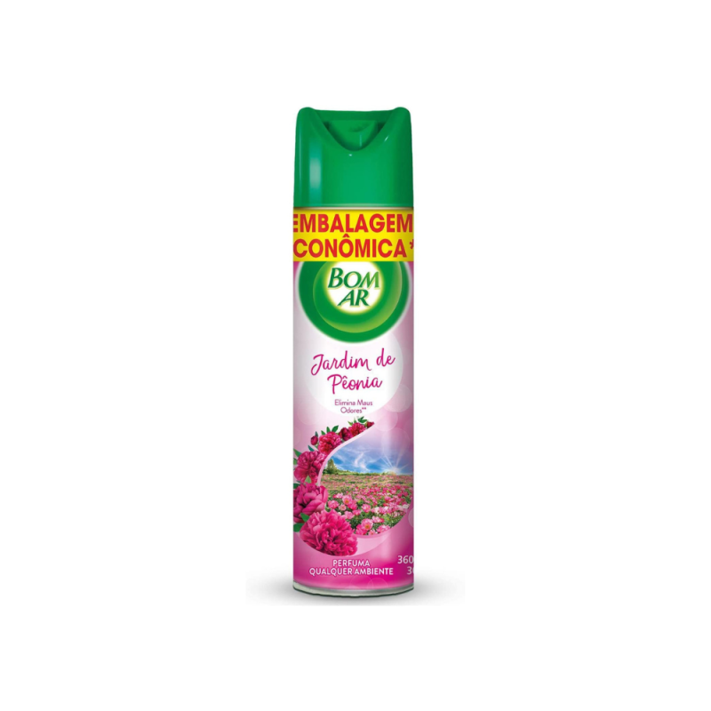 Odorizador de Ambientes Jardim de Peônia Bom Ar 360ml