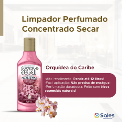 Limpador Perfumado Concentrado Orquídea do Caribe Secar 120ml