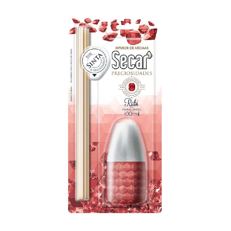 Difusor de Aromas Preciosidades Rubi Secar 100ml