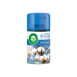 Aromatizador Bom Ar Spray Automático Freshmatic Flor de Algodão Refil 250ml