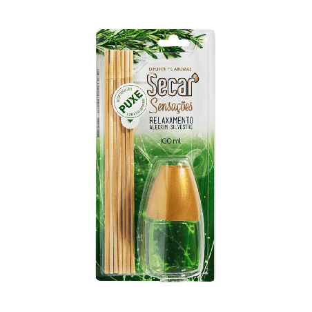 Difusor de Aromas Sensações Relaxamento Alecrim Silvestre Secar 100ml