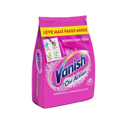 Refil Alvejante Tira Manchas em Pó Vanish Oxi Action Multi Power 400g Indicado para Roupas Brancas e Coloridas