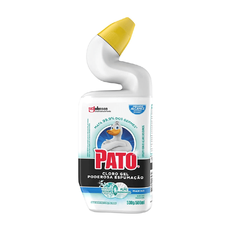 Limpador Sanitário Pato Cloro Gel Ativo Marine 500ml