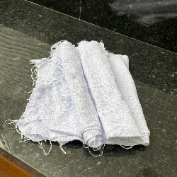 Saco Alvejado 35x55cm Branco Fortfio 6 unidades