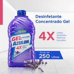 Limpador Concentrado Desinfetante em Gel Lavanda Azulim Start 5KG