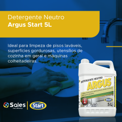 Detergente Neutro Concentrado Argus Start 5L