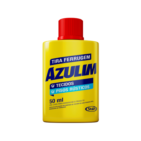 Tira Ferrugem Azulim Start caixa com 12 unidades 50ml Indicado para Roupas e Pisos Rústicos