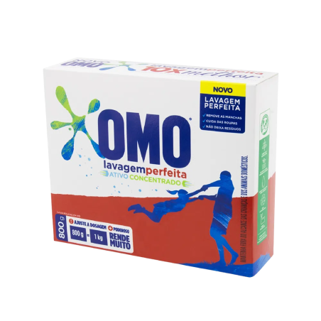 Sabão em Pó Lavagem Perfeita Omo 800g