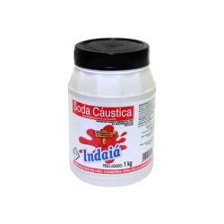 Soda Caustica em pó Indaiá 1kg