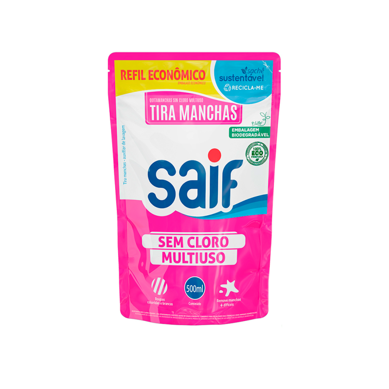 Refil Alvejante Sem Cloro 500ml Saif