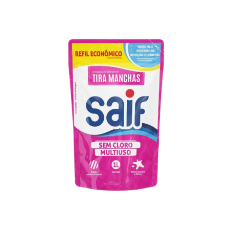 Refil Tira Manchas Sem Cloro 1L Saif