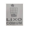 Adesivo Preto para Coleta Seletiva "Lixo Comum" S5LC JSN
