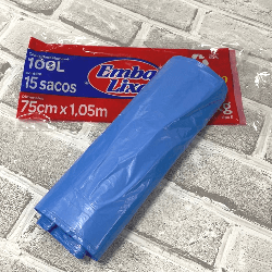 Saco de Lixo Azul Embalixo - 100 litros 15 sacos