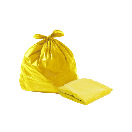 Saco p/Lixo 60L Amarelo Itacel