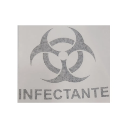 Adesivo para Lixeira Coleta Seletiva JSN Infectante