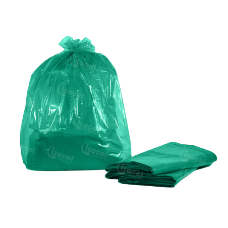 Saco p/Lixo 40L Verde Itacel