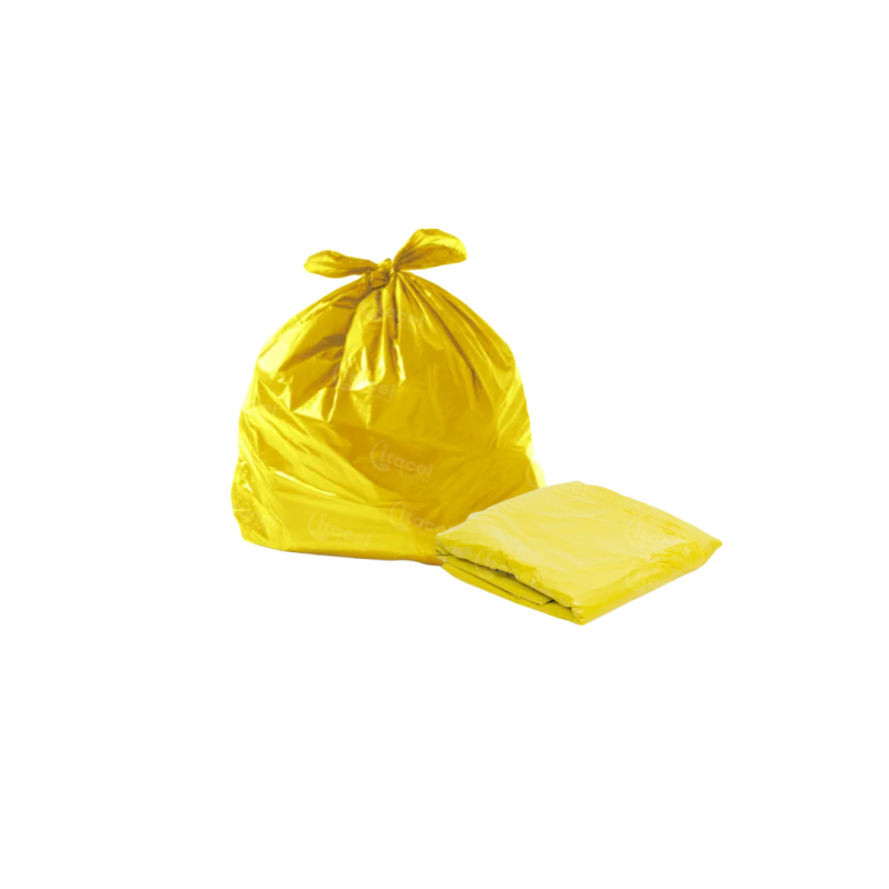 Saco p/Lixo 20L Amarelo Itacel
