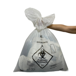 Saco 110L para Lixo Infectante EMbalac 100 unidades