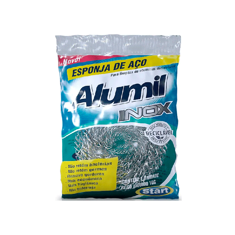 Esponja de Aço Alumil Inox Start 1 unidade 10g