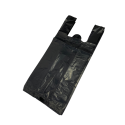 Sacola Plástica Preta 45x60 Segplast com 500 unidades