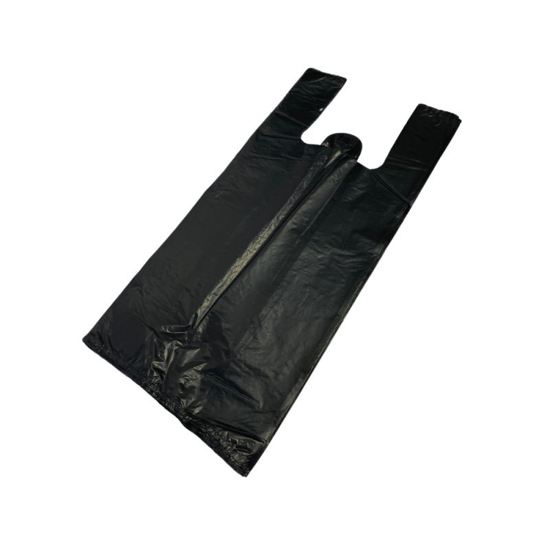 Sacola Plástica Preta 40x50 Segplast com 500 unidades