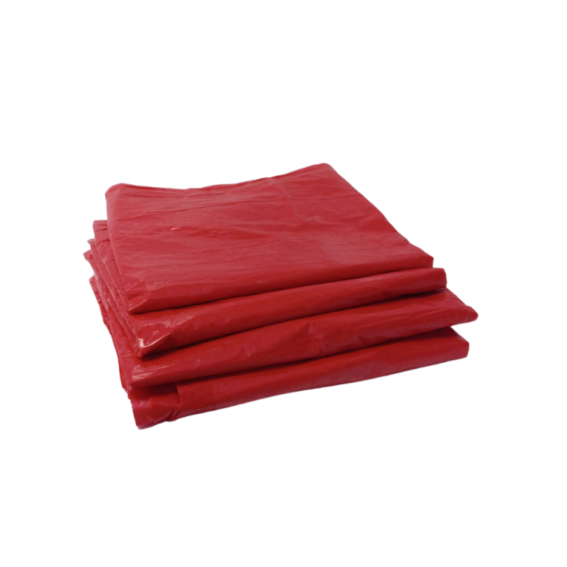 Saco de Lixo Vermelho 120l Kubera 80 unidades