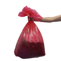 Saco de Lixo Vermelho 120l Kubera 80 unidades