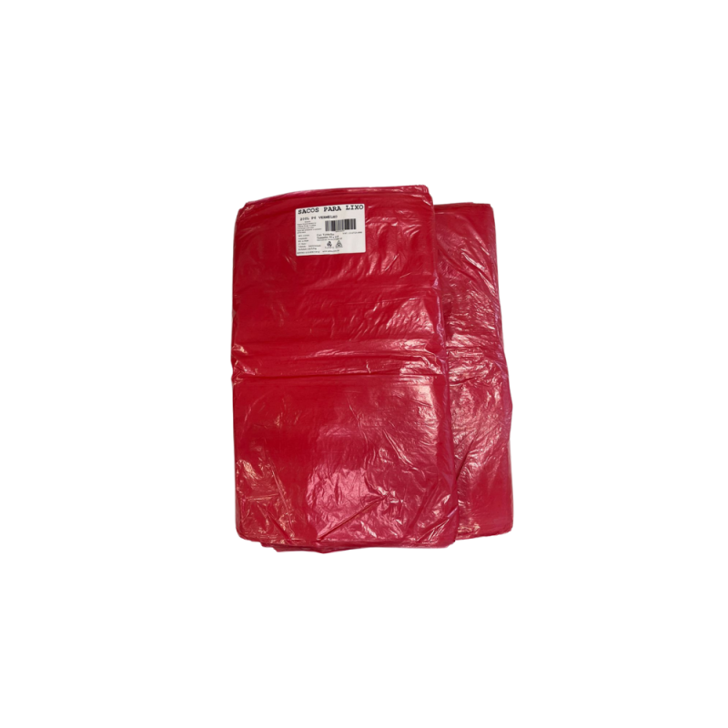 Saco de Lixo Vermelho P6 Kubera 200L