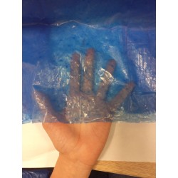 Saco para Lixo Azul 120L Kubera 80 unidades