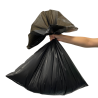 Saco para Lixo 100L BL Reforçado Preto Zibag 100 unidades