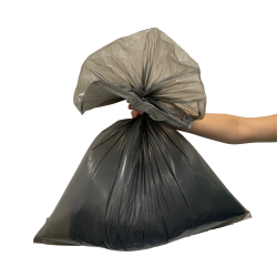 Saco para Lixo 100L Reforçado Preto Zibag 100 unidades