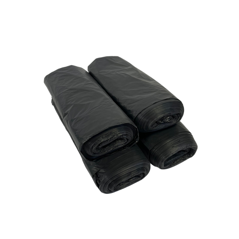 Saco para Lixo em Rolo Preto 60l Zibag 100 unidades