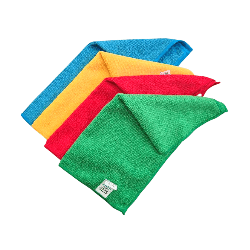 Pano microfibra 30x30 Caebi com 4 unidades - cores variadas