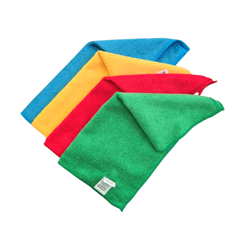 Pano microfibra 30x30 Caebi com 4 unidades - cores variadas