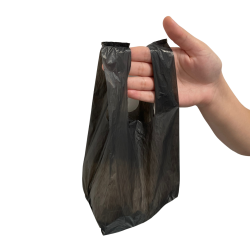 Sacola Plástica Preta 25x35 Segplast com 1.000 unidades