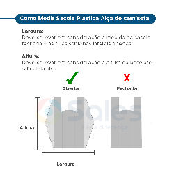 Sacola Plástica Branca 60x80 Altaplast pacote com 5kg