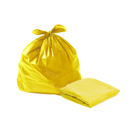 Saco p/Lixo 100L P40 Amarelo Itacel