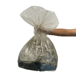 Saco para Lixo Transparente/Canela 60l Tono Vale 100 unidades