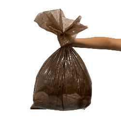 Saco para Lixo Marrom 60l Tono Vale 100 unidades