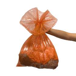 Saco para Lixo 60l Laranja Tono Vale 100 unidades