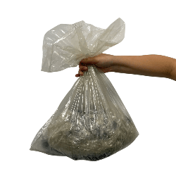 Saco para Lixo Transparente/canela 40l Tono Vale 100 unidades