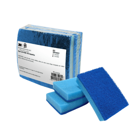 Esponja Não Risca Azul Scotch Brite 3 unidades