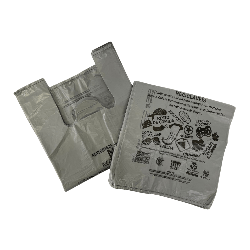 Sacola Plástica Padrão Prefeitura Cinza 48x55cm Altaplast com 500 unidades