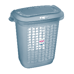 Cesto de Roupas Plástico Sanremo 46,4L Azul